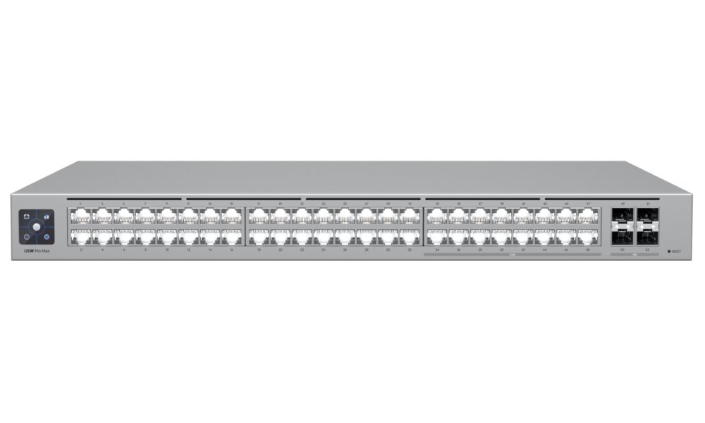 Ubiquiti UniFi Switch Pro Max 48 - 16x 2.5GbE, 32x GbE, 4x SFP+, Etherlighting