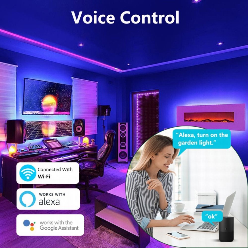 IMMAX NEO LITE SMART Ambiente lampa, 150cm, 12W,  RGB barevná, stmívatelná, Wi-Fi, TUYA