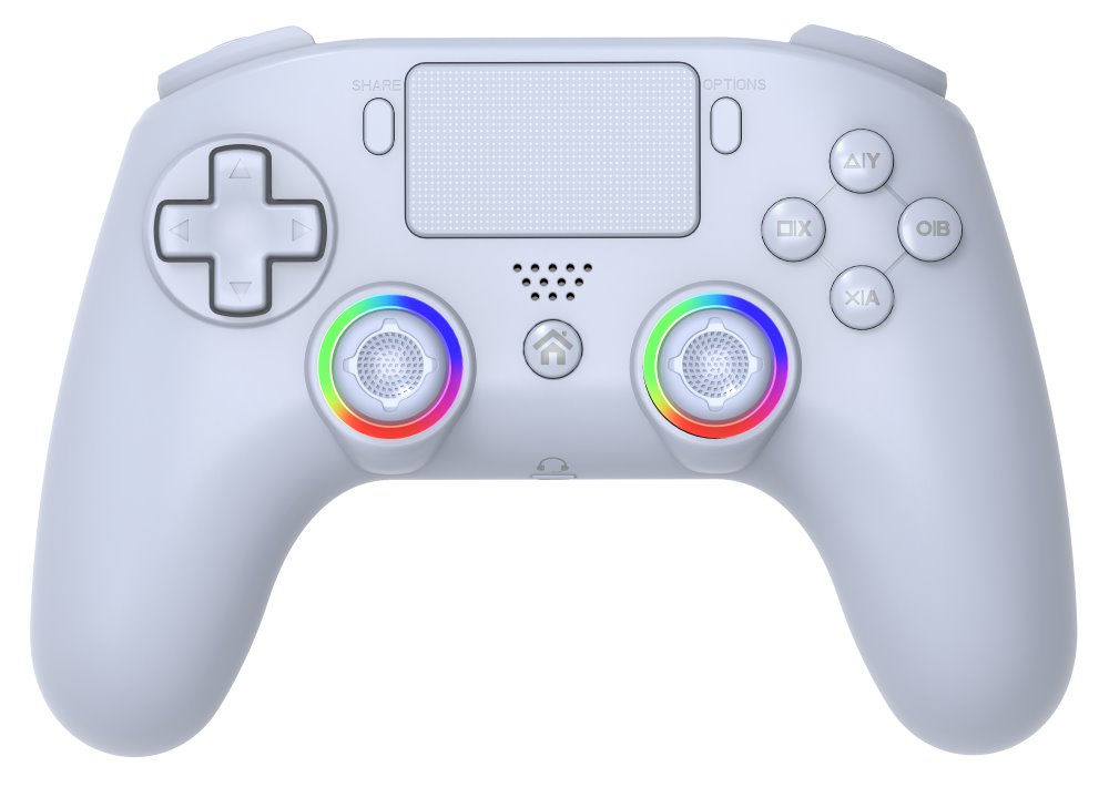 SUBSONIC by SUPERDRIVE herní ovladač WIRELESS LED/ PS4/ PC/ Bílý