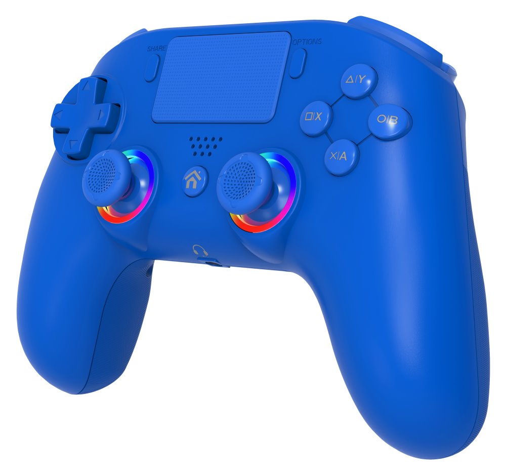 SUBSONIC by SUPERDRIVE herní ovladač WIRELESS LED/ PS4/ PC/ Modrý