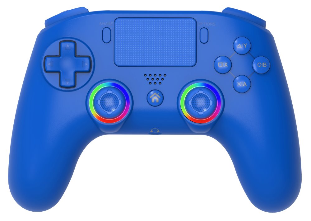 SUBSONIC by SUPERDRIVE herní ovladač WIRELESS LED/ PS4/ PC/ Modrý