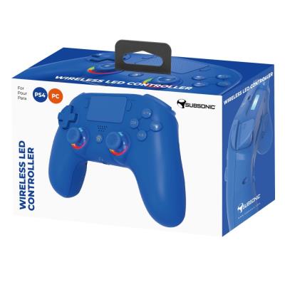 SUBSONIC by SUPERDRIVE herní ovladač WIRELESS LED/ PS4/ PC/ Modrý