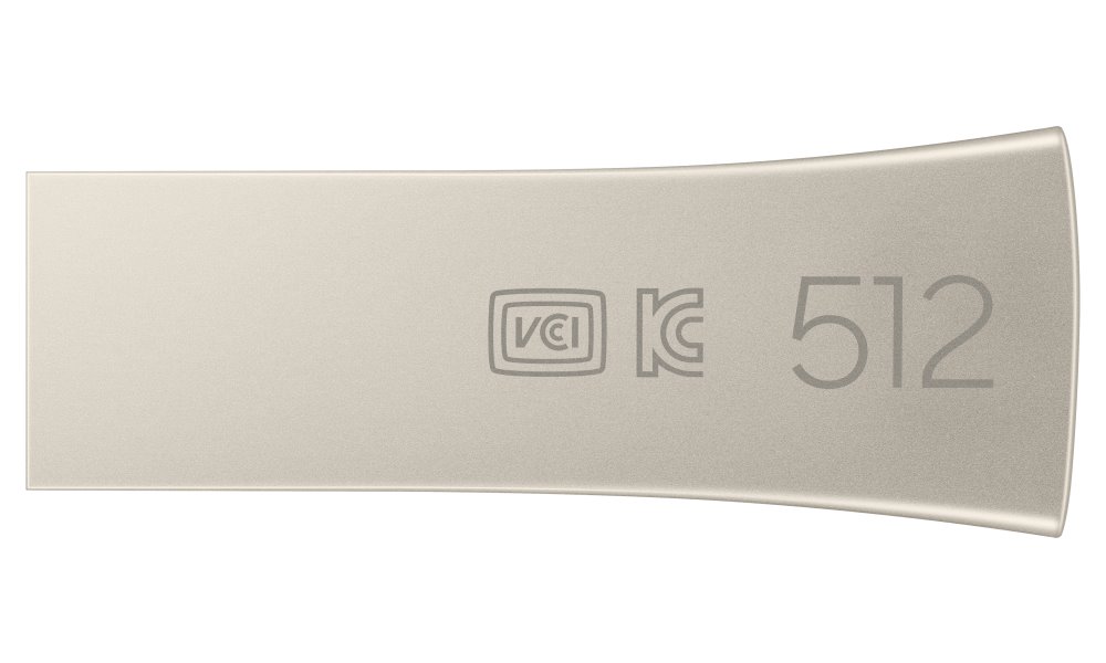 SAMSUNG Bar Plus USB 3.2 512GB / USB 3.2 Gen 1 / USB-A / Kov / Stříbrná