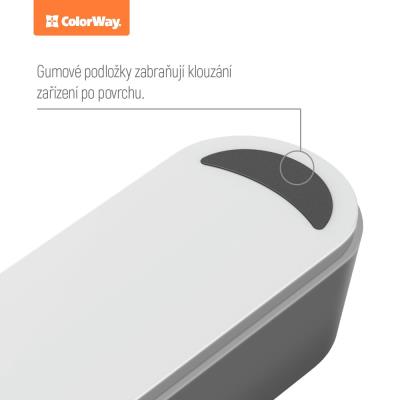 COLORWAY Prodlužovací napájecí přívod/ 4x Schuko/ 4x USB 5V / kabel 2m