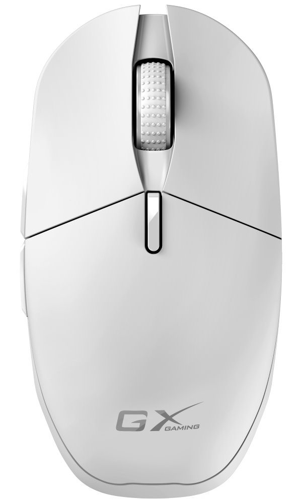 GENIUS GX Gaming Scorpion M8250 AI White/ duální BT+2,4GHz/ 3200 dpi/ bezdrátová/ Copilot/6tlačítková/dobíjecí/RGB/bílá