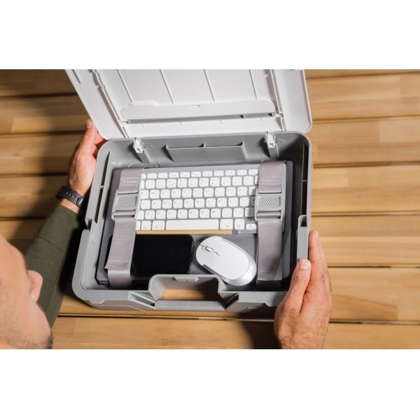 FELLOWES kufřík a podložka pod notebook BREYTA bílý