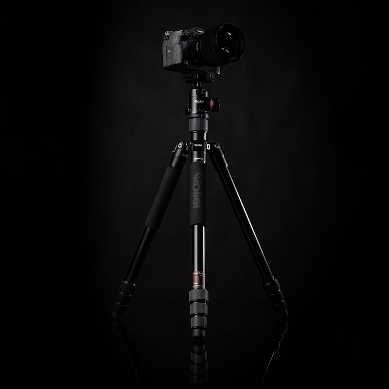 Rollei Stativ C5i / 22583/ Zátěž 8kg/ Vytažený 159 cm/ Hliník/ Černý