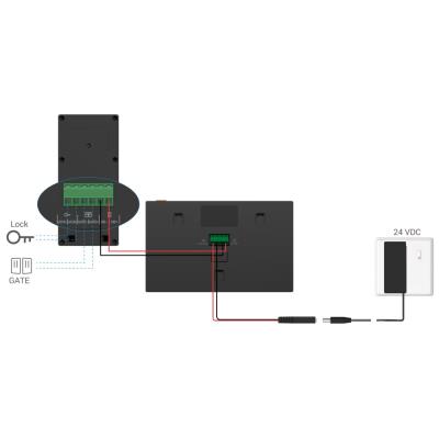 EZVIZ chytrý domácí interkom HP5/ Wi-Fi/ 2K/ 7" dotykový monitor/ videotelefon/ bezdrátový zvonek/ IP65/ černo-stříbrný