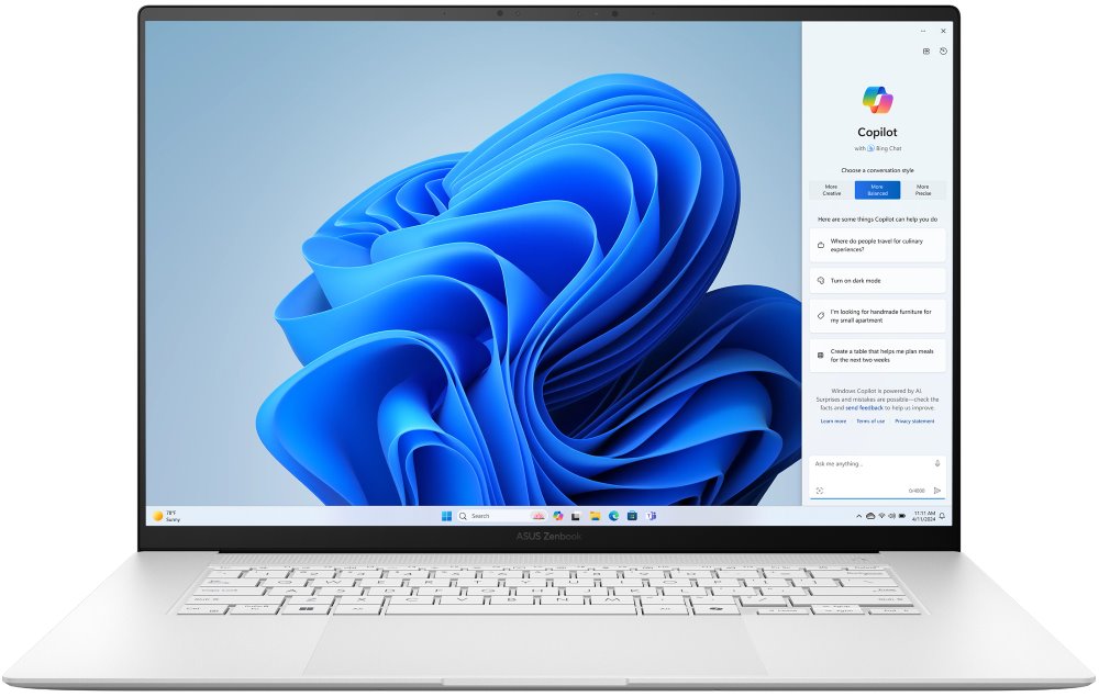 ASUS Zenbook S/ AMD STRIX-12C/BGA/ 32GB/ 1TB SSD/ Radeon™ Graphics/ 16"WQXGA+,touch/ W11P/ bílý