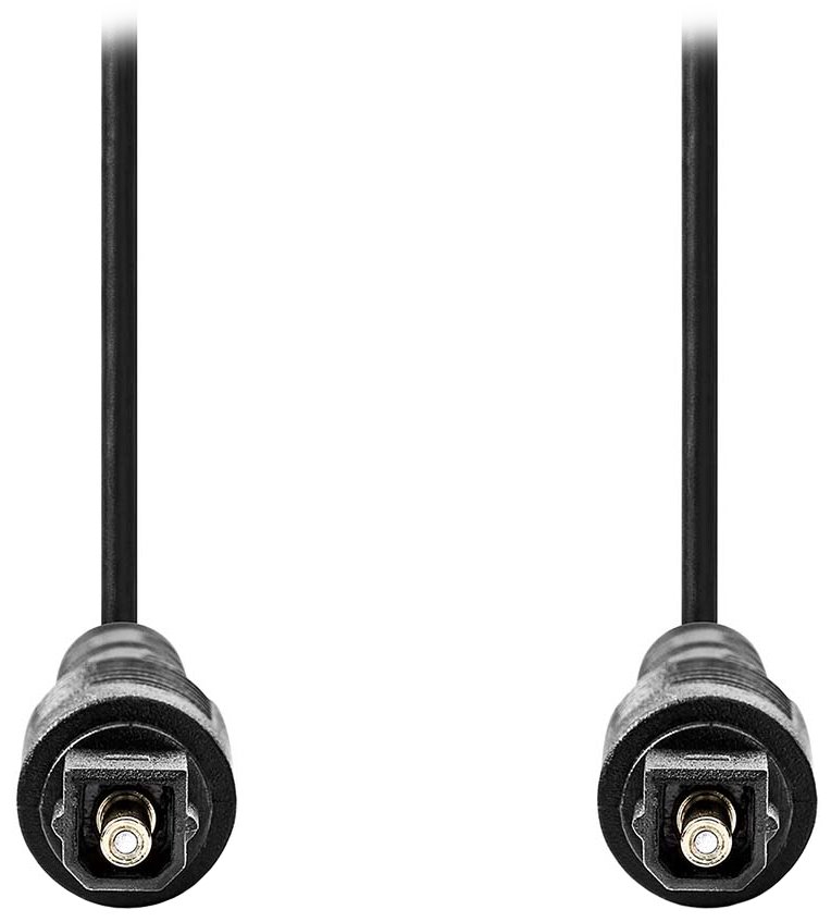 NEDIS optický audio kabel/ TosLink zástrčka - TosLink zástrčka/ černý/ bulk/ 10m