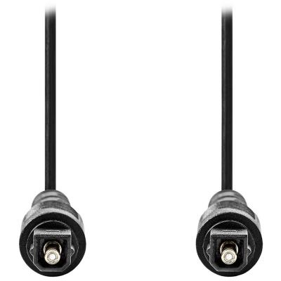 NEDIS optický audio kabel/ TosLink zástrčka - TosLink zástrčka/ černý/ bulk/ 5m