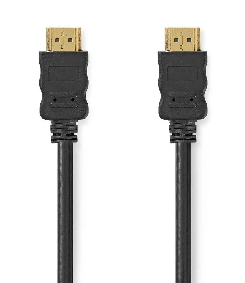 NEDIS High Speed HDMI 2.0 kabel s ethernetem/ 4K@60Hz/ zlacené konektory HDMI-HDMI/ černý/ bulk/ 1,5m