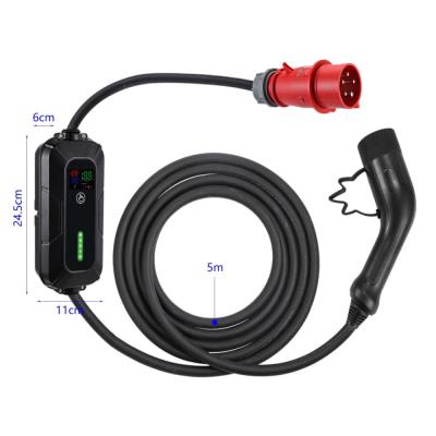 IMMAX cestovní nabíjecí stanice pro elektromobily EV/PHEV AC Type 2, 22 kW