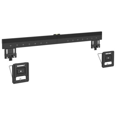 NEDIS nástěnný TV držák/ 43 - 100"/ nosnost 75 kg/ vzdálenost od stěny 9,50 mm/ fixní/ ocel/ černý