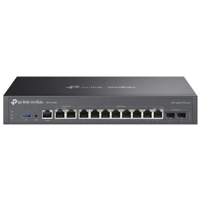 TP-Link ER7412-M2 Omada VPN Router, 2× 2.5G WAN/LAN, 2× Gigabit SFP WAN/LAN, 8× Gigabit WAN/LAN, 1x USB3.0