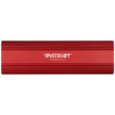 PATRIOT TRANSPORTER Lite 2TB Portable SSD / USB 3.2 Gen2 / USB-C / externí / hliníkové tělo / červený