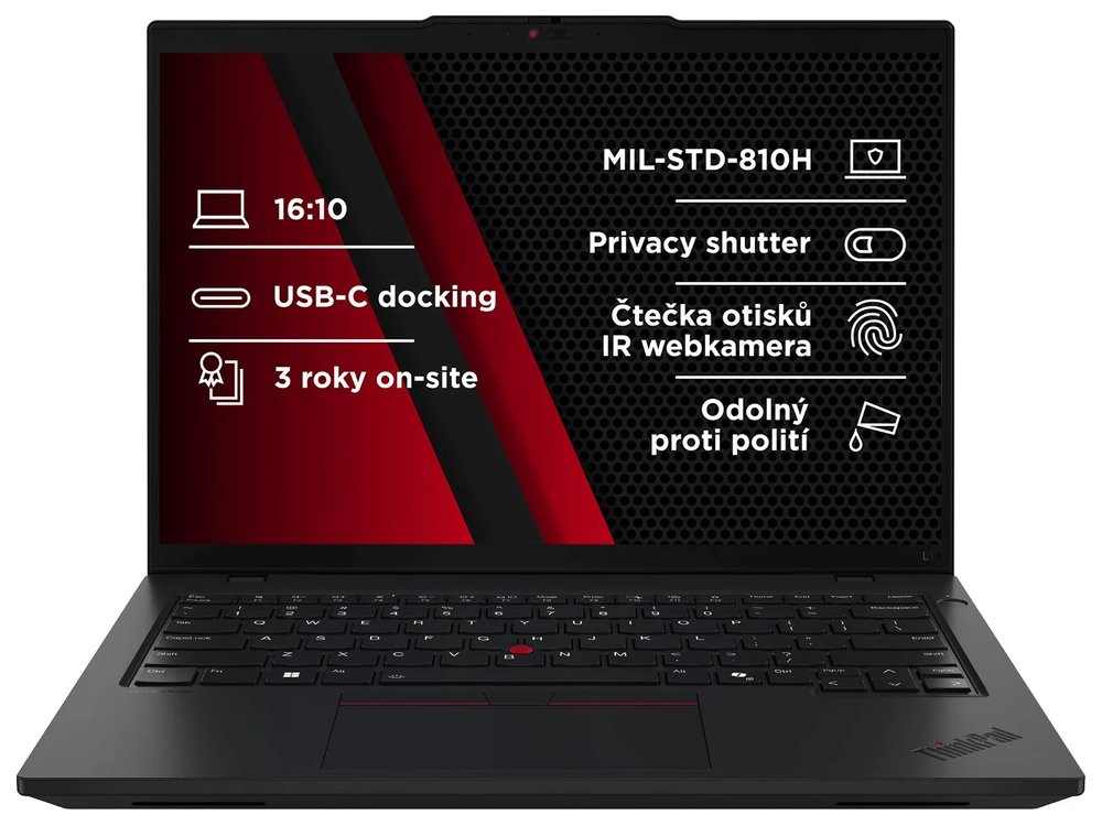 Lenovo L14 AMD G5/ Ryzen 5 PRO 7535U/ 16GB DDR5/ 512GB SSD/ Radeon™ Graphics/ 14"WUXGA,matný/ W11P/ černý