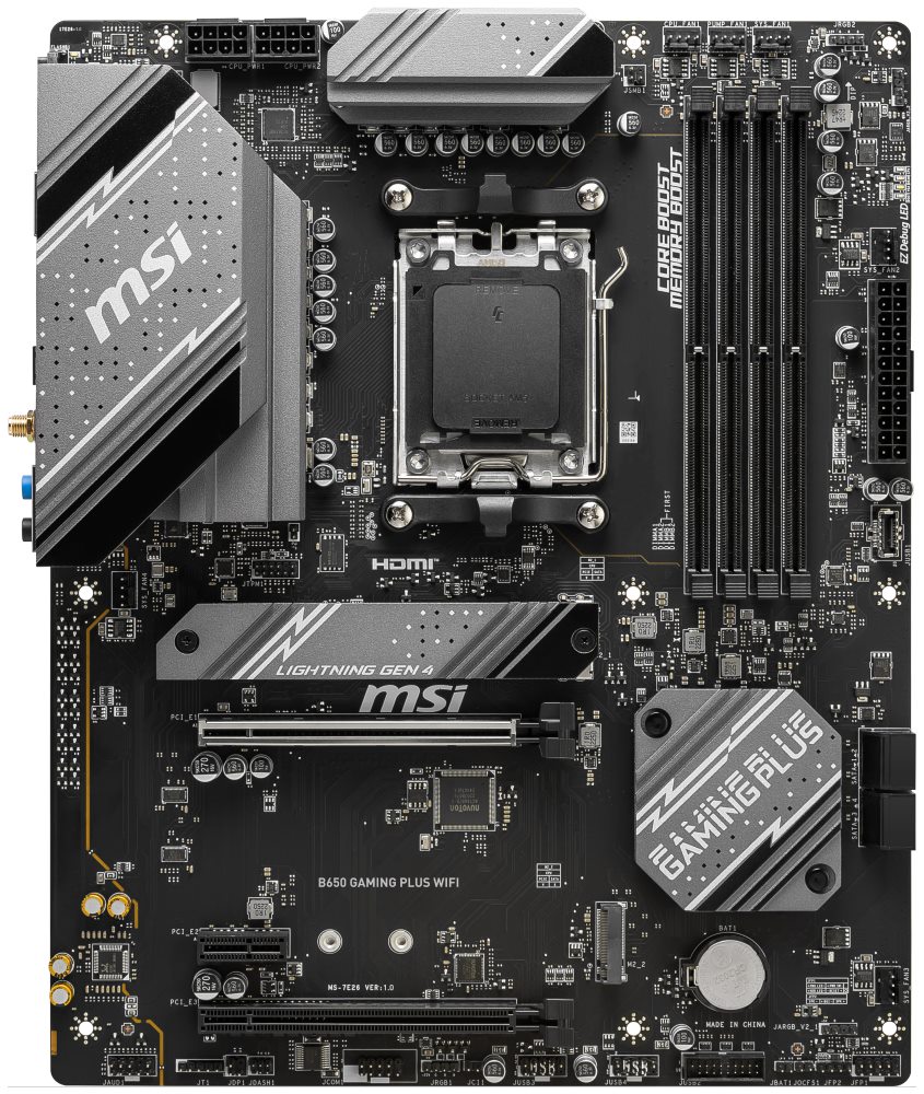 OPRAVENÉ - MSI B650 GAMING PLUS WIFI / AMD B650 / AM5 / 4x DDR5 / 2x M.2 / HDMI / DP / USB-C / WiFi / ATX