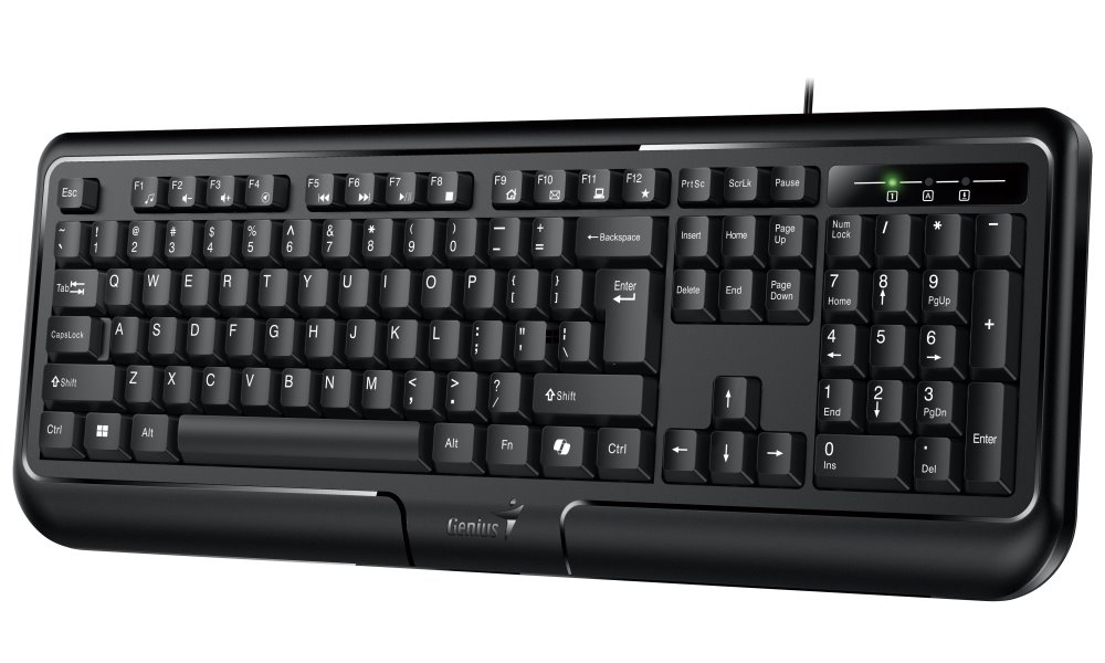 GENIUS KB-118 ver. II/ Drátová/ Copilot/ USB/ černá/ CZ+SK layout