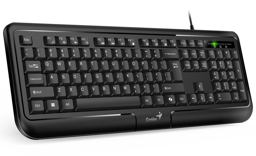 GENIUS KB-118 ver. II/ Drátová/ Copilot/ USB/ černá/ CZ+SK layout
