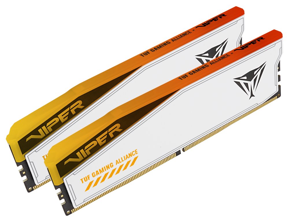 PATRIOT VIPER ELITE 5 TUF GAMING RGB HS 32GB DDR5 6600MT/s / DIMM / CL34 / 1,4V / Kit 2x 16GB