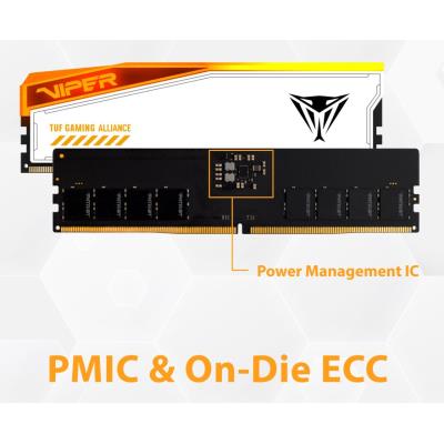 PATRIOT VIPER ELITE 5 TUF GAMING RGB HS 48GB DDR5 6600MT/s / DIMM / CL34 / 1,4V / Kit 2x 24GB