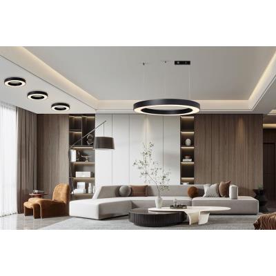 IMMAX NEO PASTEL SLIM SMART závěsné svítidlo 95 x 7cm 68W černé Zigbee 3.0, TUYA