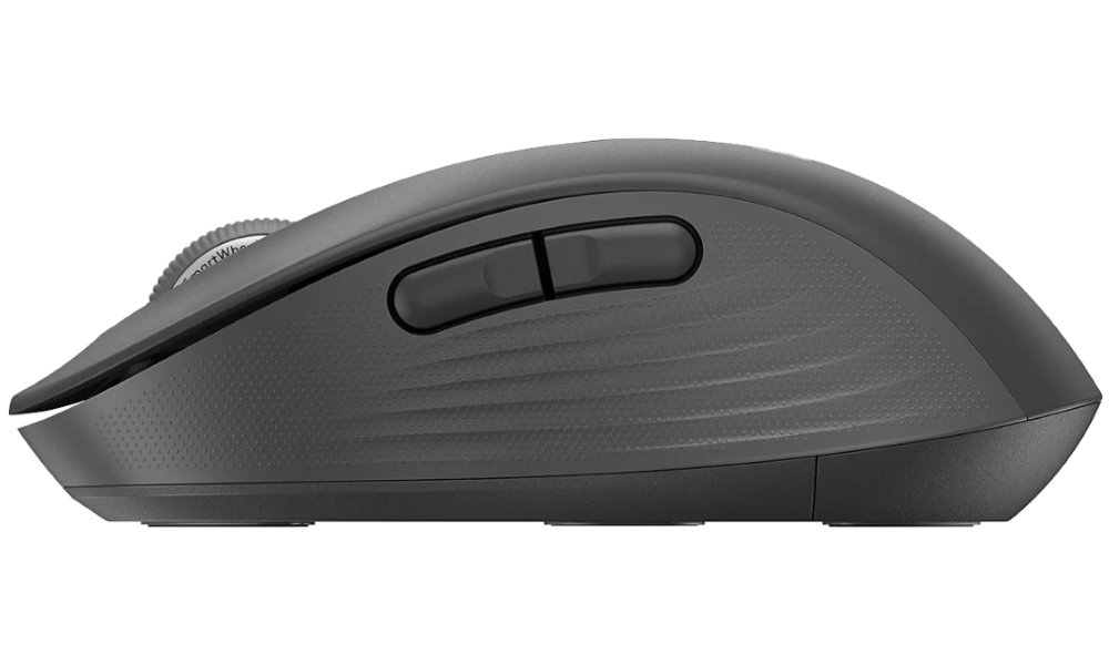 Logitech myš Signature M650 for Business/Kancelářská/Laserová/Pro praváky/4 000DPI/Bezdrátová USB + BT/ grafitová
