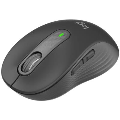 Logitech myš Signature M650 for Business/Kancelářská/Laserová/Pro praváky/4 000DPI/Bezdrátová USB + BT/ grafitová