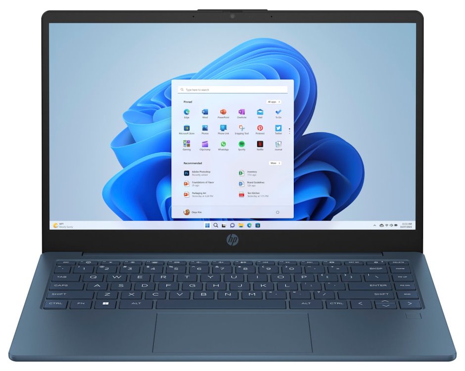 HP 14-ee0037nc/ i7-1355U/ 16GB DDR4/ 512GB SSD/ Intel Iris Xe/ 14"FHD,matný/ W11H/ modrý