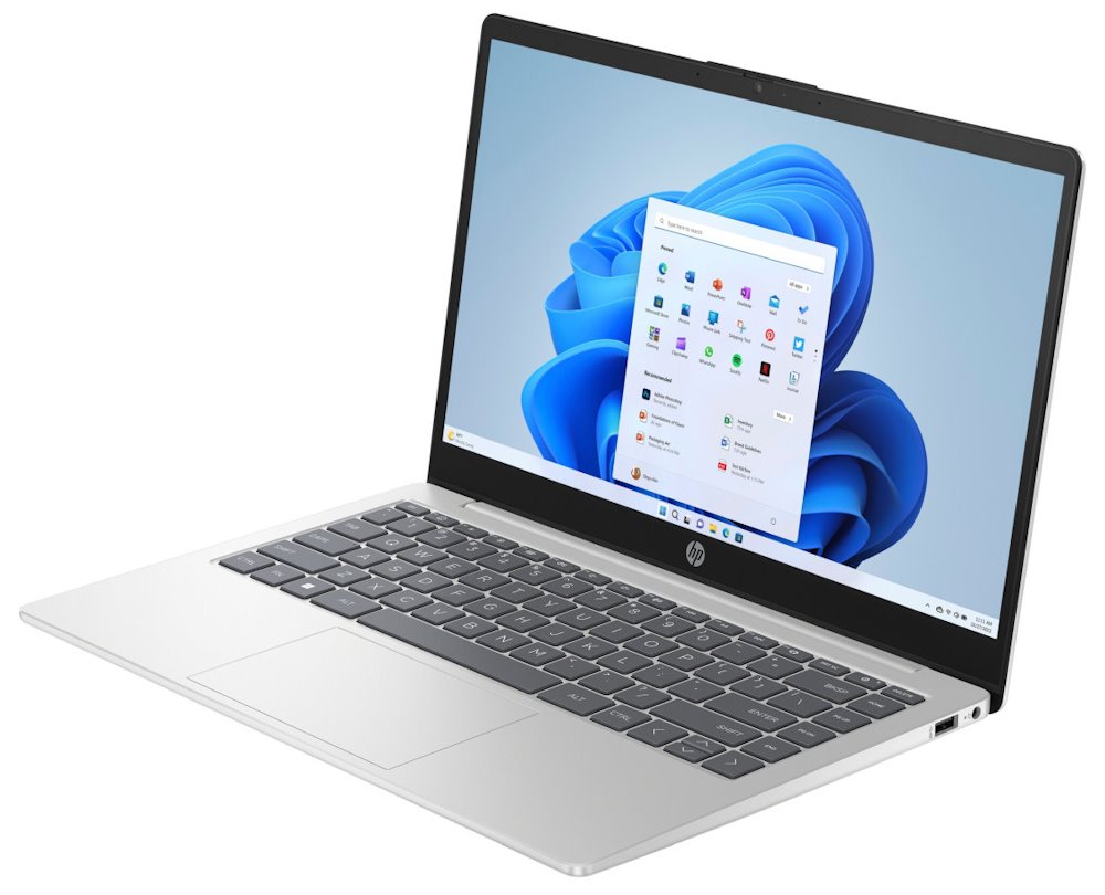 HP 14-em0032nc/ Ryzen 3 7320U/ 8GB DDR5/ 256GB SSD/ Radeon™ Graphics/ 14"FHD,matný/ W11H/ stříbrný