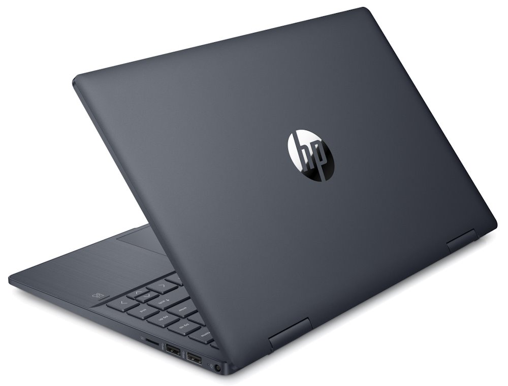 HP Pavilion x360 14-ek1010nc/ Intel U300/ 4GB DDR4/ 128GB SSD/ Intel UHD Graphics/ 14"FHD,touch/ W11HS/ modrý