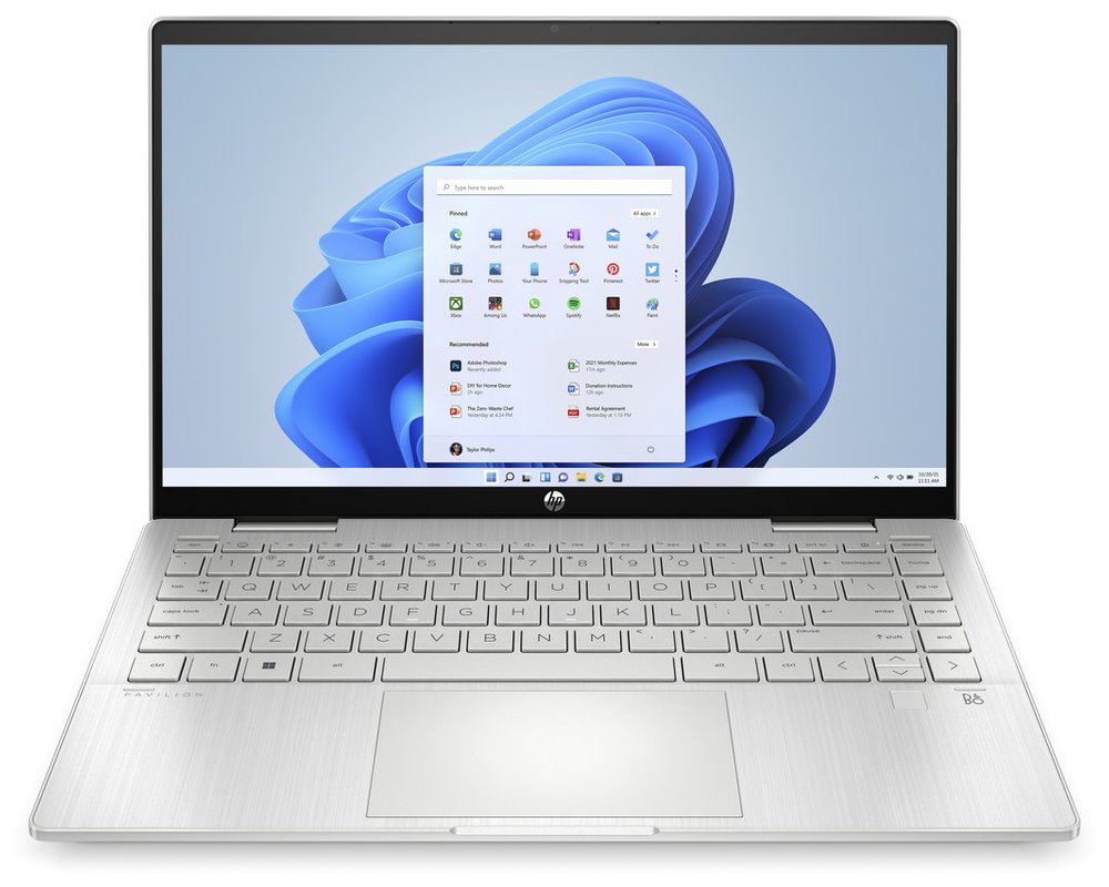 HP Pavilion x360 14-ek1012nc/ i5-1335U/ 16GB DDR4/ 1TB SSD/ Intel Iris Xe/ 14"FHD,touch/ W11H/ stříbrný