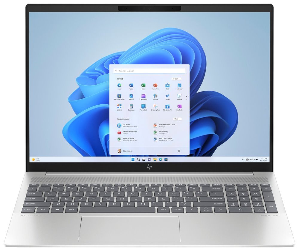 HP Pavilion Plus 16-ab1001nc/ Ultra 5-125H/ 16GB DDR5/ 1TB SSD/ Intel Arc Graphics/ 16"WQXGA,matný/ W11P/ stříbrný
