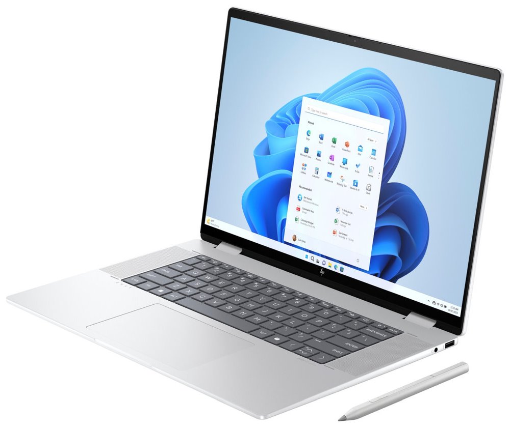 HP ENVY x360 16-ac0001nc/ Ultra 5-125U/ 16GB DDR5/ 1TB SSD/ Intel Graphics/ 16"2.8K,touch/ W11H/ stříbrný
