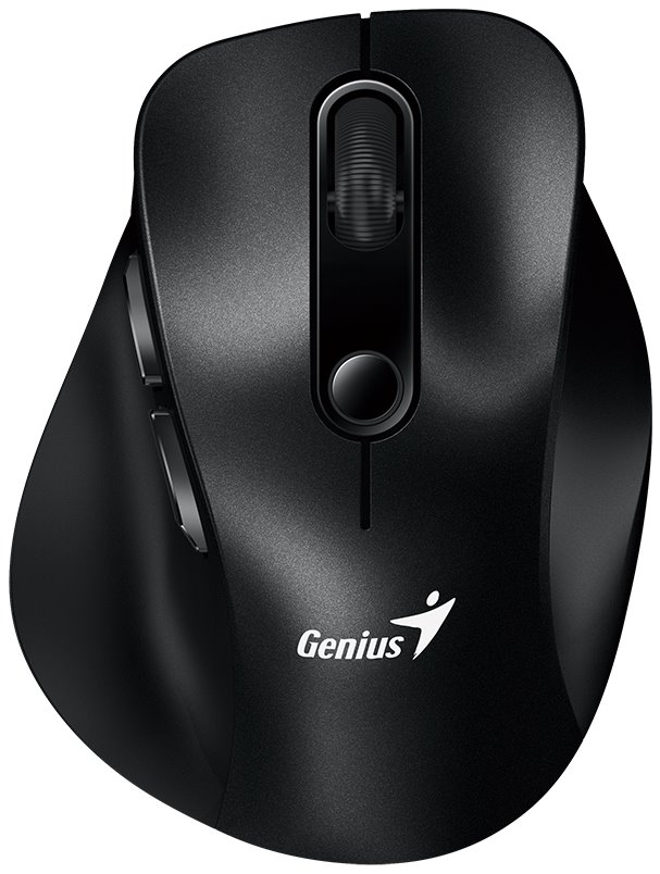 POŠKOZENÝ OBAL - GENIUS Ergo 9000S Black/ duální Bluetooth + 2,4GHz/ 2400 dpi/ bezdrátová/ tichá/ černá