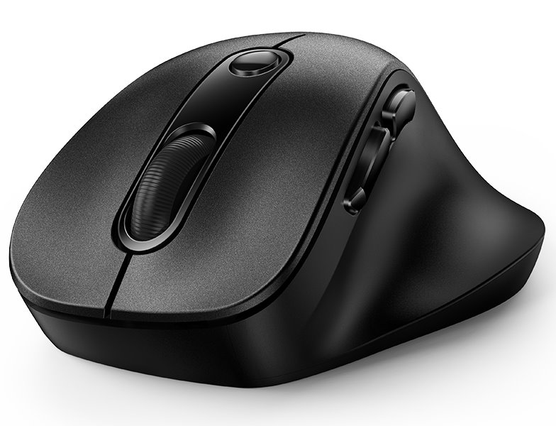 POŠKOZENÝ OBAL - GENIUS Ergo 9000S Black/ duální Bluetooth + 2,4GHz/ 2400 dpi/ bezdrátová/ tichá/ černá