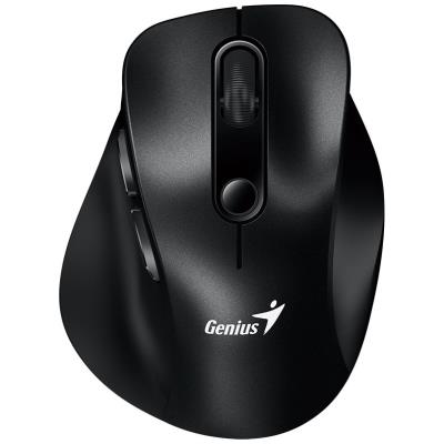 POŠKOZENÝ OBAL - GENIUS Ergo 9000S Black/ duální Bluetooth + 2,4GHz/ 2400 dpi/ bezdrátová/ tichá/ černá