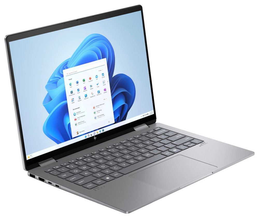 HP ENVY x360 14-fc0000nc/ Ultra 5-125U/ 16GB DDR5/ 1TB SSD/ Intel Graphics/ 14"WUXGA,touch/ W11H/ stříbrný