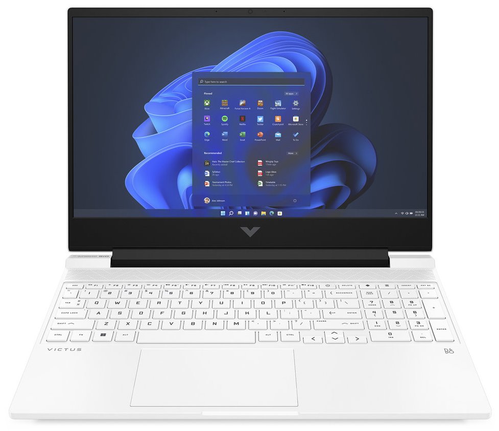 HP VICTUS 15-fa0033nc/ i5-12450H/ 16GB DDR4/ 512GB SSD/ RTX 3050 4GB/ 15,6"FHD,matný/ W11H/ bílý