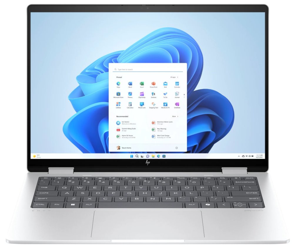 HP ENVY x360 14-fa0002nc/ Ryzen 5 8640HS/ 16GB DDR5/ 1TB SSD/ Radeon™ Graphics/ 14"2.8K,touch/ W11H/ stříbrný