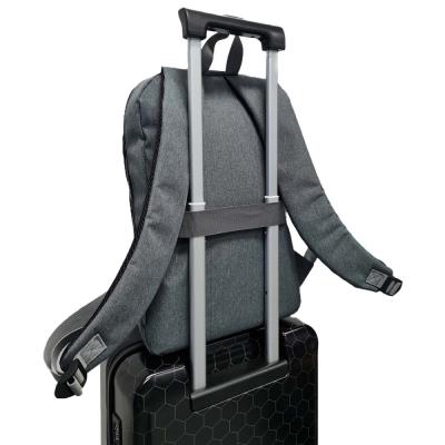 NEDIS batoh na notebook/ 10 - 16 "/ 10 přihrádek/ rozměry 430 mm / 50 mm / 290 mm/ polyester/ šedý