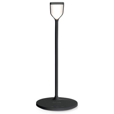 NEDIS LED lampička/ Qi nabíjení/ 15 W/ 100-240V/ přirozená, studená, teplá bílá/ stmívatelná/ 350lm/ 2700 - 6500K/ černá