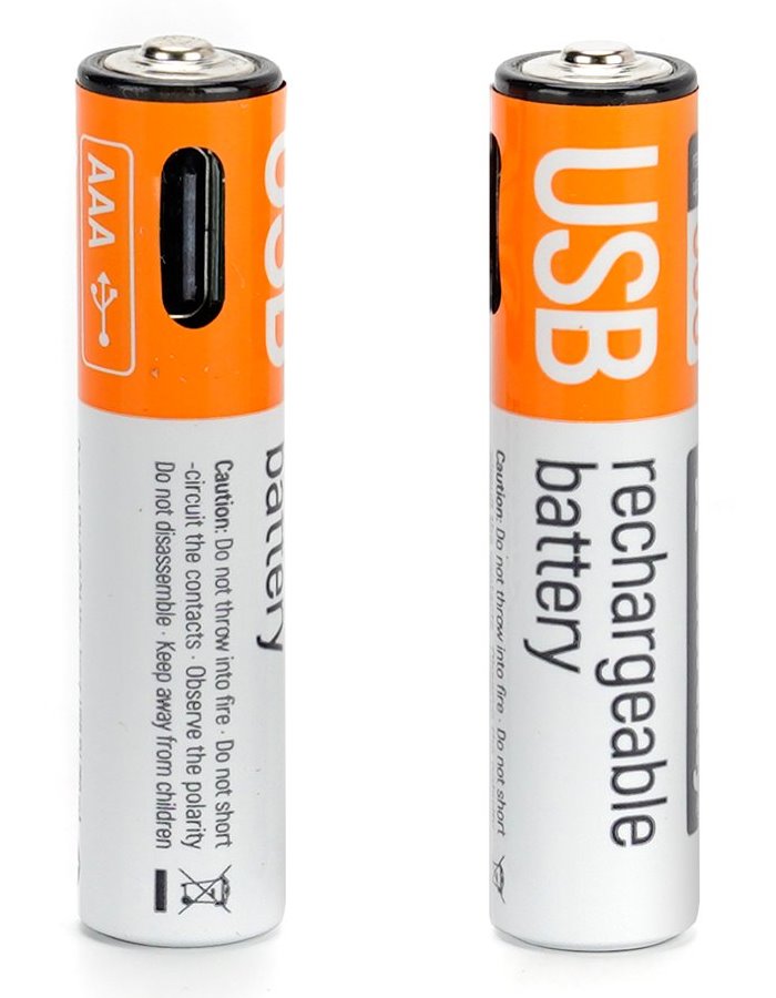 Colorway nabíjecí baterie AAA 590mAh/ USB-C/ 1.5V/ 6ks v balení