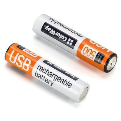 Colorway nabíjecí baterie AAA 590mAh/ USB-C/ 1.5V/ 6ks v balení