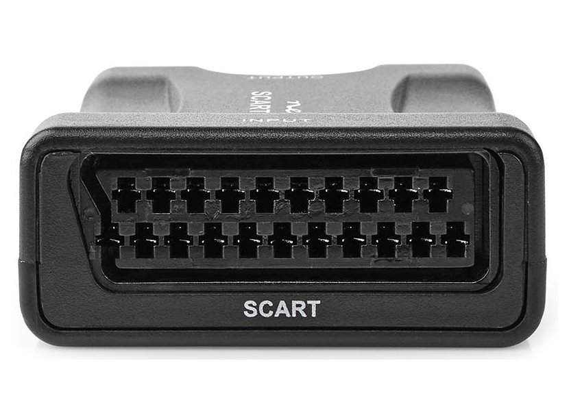 NEDIS převodník/ SCART na HDMI/ 1080p/ s napájecím zdrojem/ černý