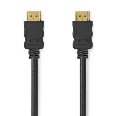 NEDIS High Speed HDMI 2.0 kabel s ethernetem/ 4K@60Hz/ zlacené konektory HDMI-HDMI/ černý/ bulk/ 3m