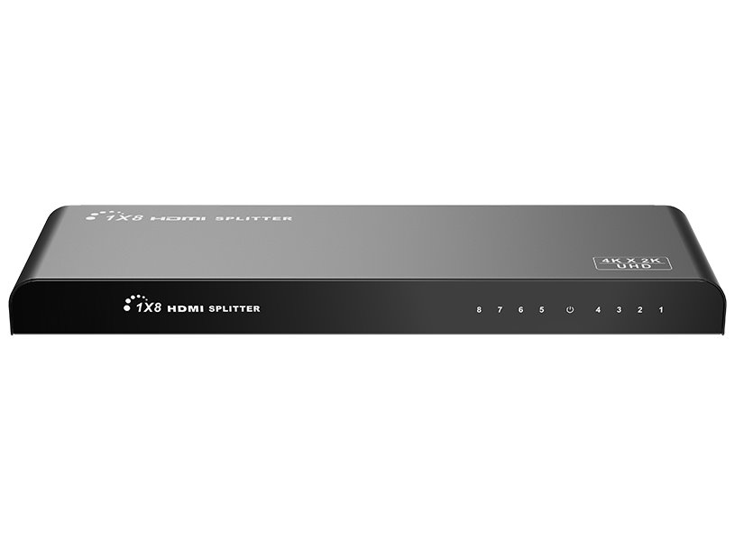 XtendLan HDMI distribucní rozbocovac, 1 vstup / 8 výstupy, 4k@60Hz