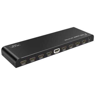 XtendLan HDMI distribucní rozbocovac, 1 vstup / 8 výstupy, 4k@60Hz