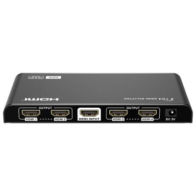 XtendLan HDMI distribucní rozbocovac, 1 vstup / 4 výstupy, 4k@60Hz